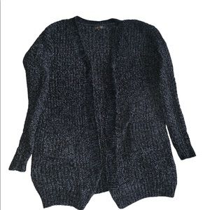 Super soft black knit cardigan